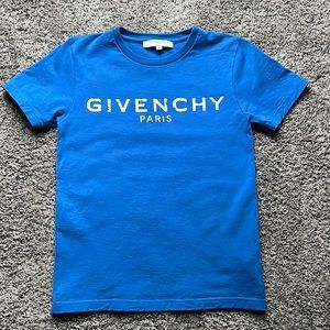 Givenchy Blue Kids Short Sleeve Tee